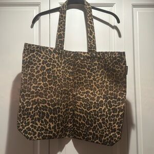 J. Crew Leopard Print Tote Bag